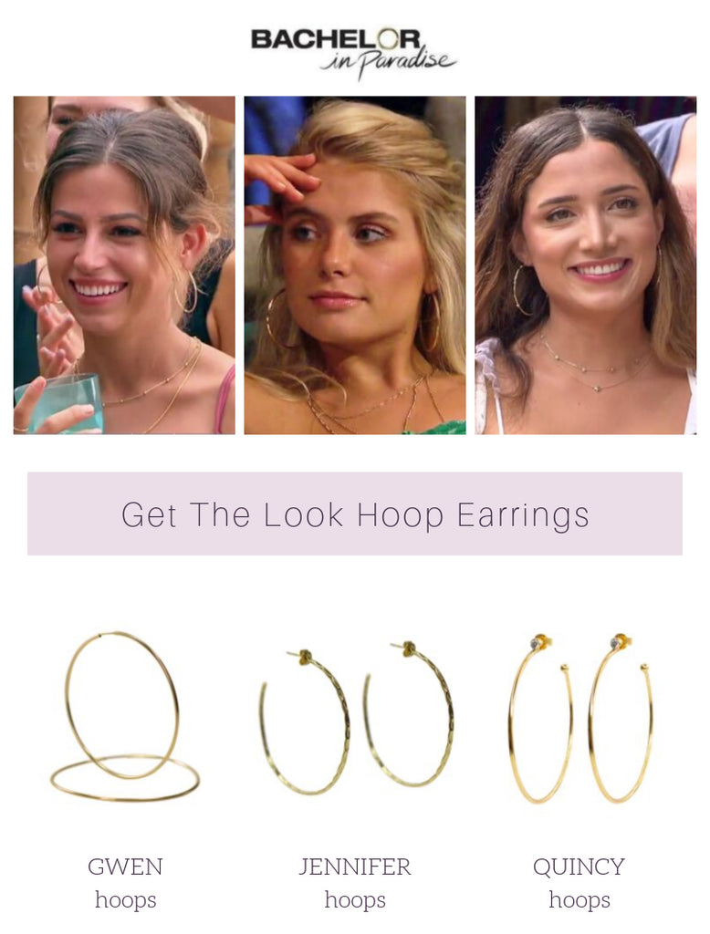 bachelor in paradise hoop earrings