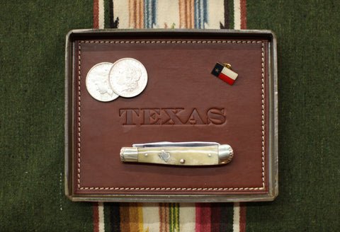 Texas Leather Catch-all Tray