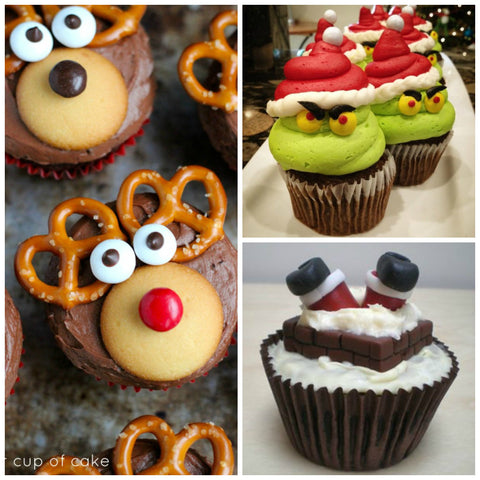 Funny Christmas Cupcakes