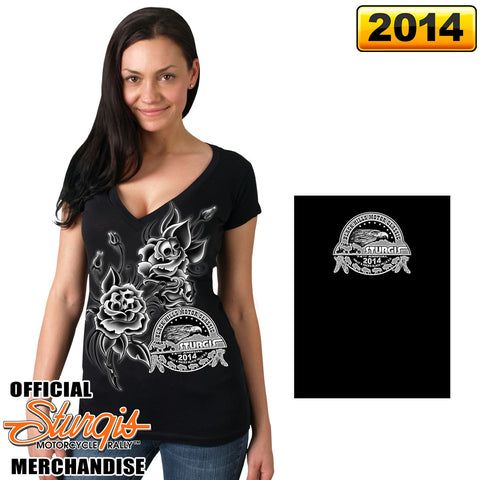 DOUBLE SIDED STURGIS GROWING SKULLS V