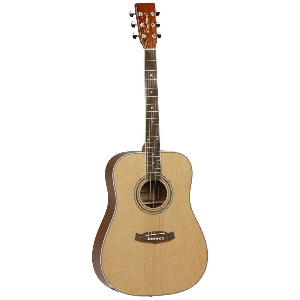 Tanglewood Discovery DLX Pack Left Hand Acoustic Guitar DBTDLXDLH Natural Gloss