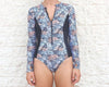 Long Sleeve Swimsuit - Southerly Tiger Reef