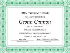 Rainbow Awards Winner Red in Tooth and Claw by Geonn Cannon