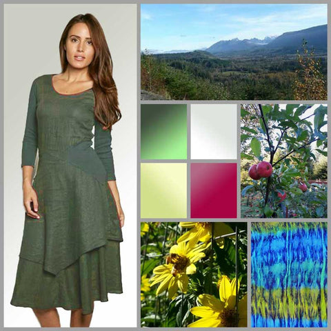 linen dress and Nature