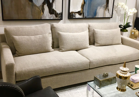 Linen sofa - 3up,2down