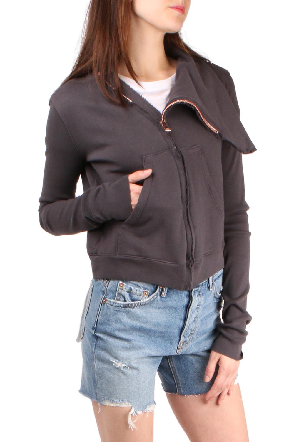 Side Zip Fleece Jacket