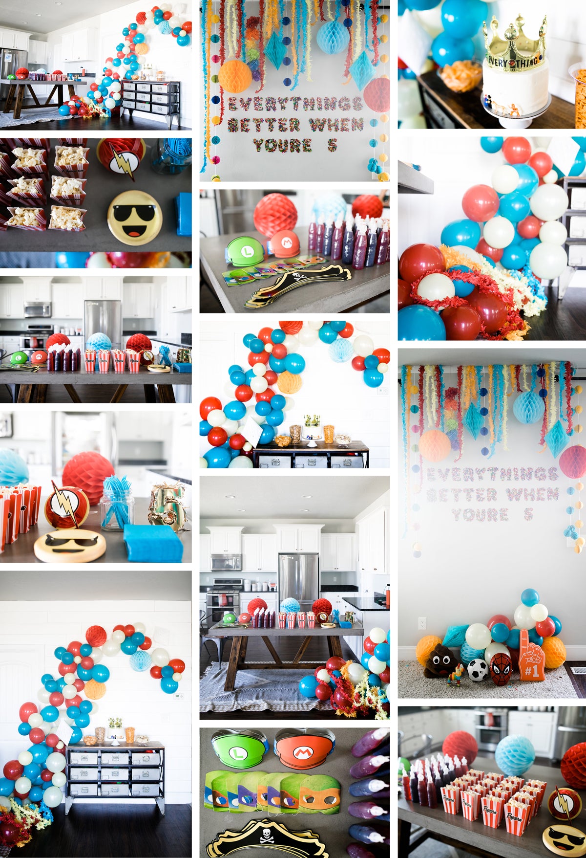 Everything's Better When You're 5 -- fifth birthday party ideas!