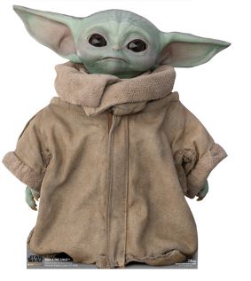 Baby Yoda(Grogu) Lifesize Cardboard Standup – Zurchers