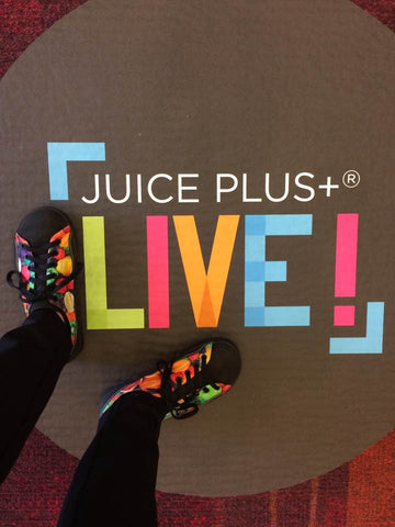 SOM Fruit and Veggies Custom Shoes at Juice Plus conference