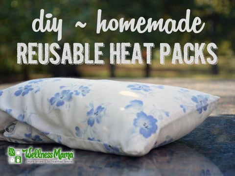 DIY rice packs for heat or cooling.