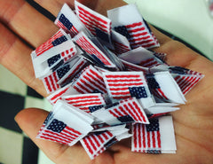 Made in USA flag label