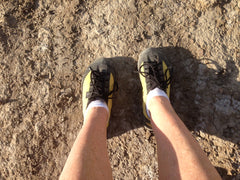 Hiking near Grand Junction, Colorado in SOM Footwear.