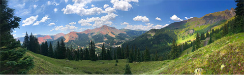 Backpacking in san juan mountains colorado in barefoot-style shoes