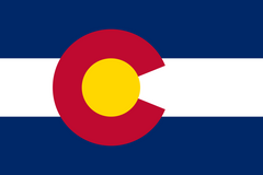 Colorado flag made in Colorado.