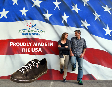 Our sneakers are made in the USA.