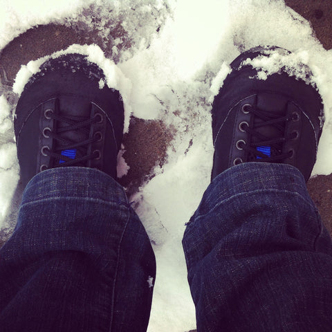 The American made SP-L3 is winterized and is a great sneaker for the snow.