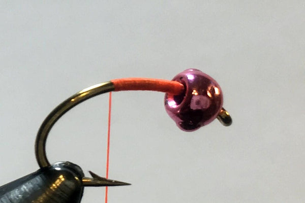 Blood's Blood Dot Egg fly tying instructions step 1