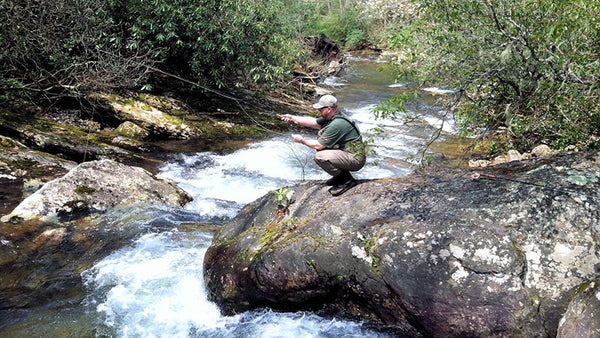 Martin Bawden fly fishing