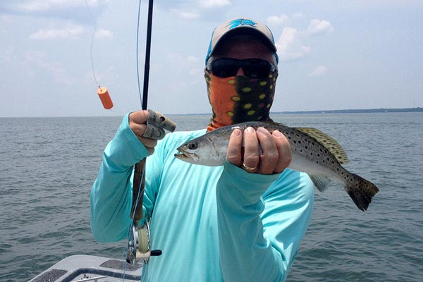 Mike Smith speckled trout Fish-Skull Pop-N-Fly