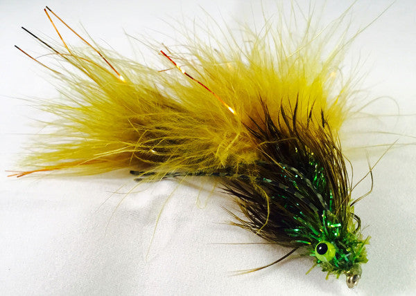 Tips Up jig-style fly created and tied by Kelly Galloup. Photo by Gunnar Brammer.