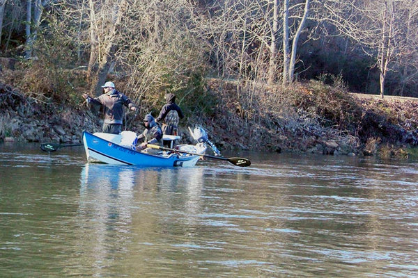 Backhand cast fly rod