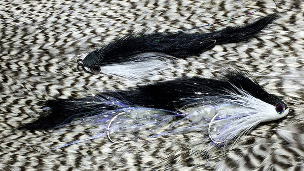 Black fishing flies streamers