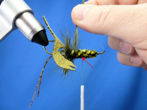 Fish-Skull Skull Daddy Crayfish fly tying instructions step 13