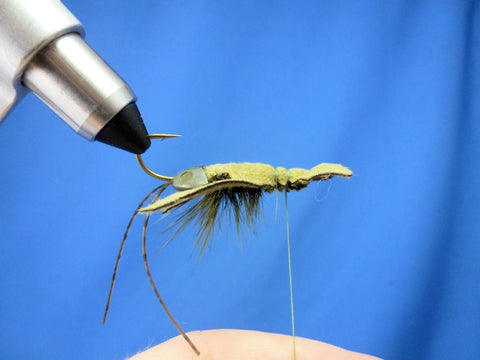 Fish-Skull Skull Daddy Crayfish fly tying instructions step 17