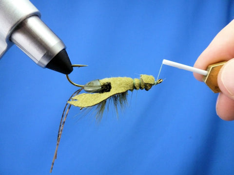 Fish-Skull Skull Daddy Crayfish fly tying instructions step 18