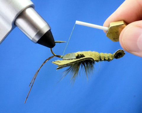 Fish-Skull Skull Daddy Crayfish fly tying instructions step 20