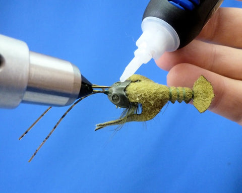 Fish-Skull Skull Daddy Crayfish fly tying instructions step 22