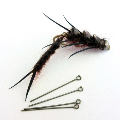 Nymph Head Articulated Wiggle-Shanks 20 per pkg Fly Tying 