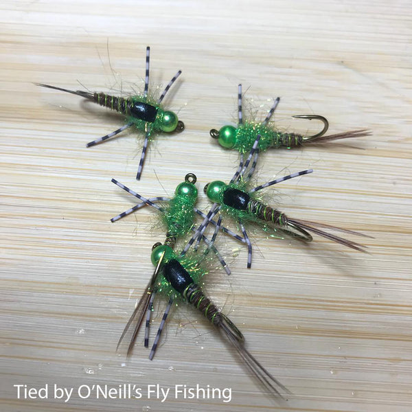 Buzzer Flies Nymph 3.8 mm Painted Black Brass Hotheads Fly Tying Beads Lures