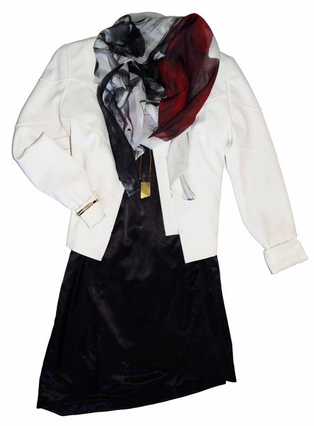kate stoltz style fashion design modal cashmere soft scarf