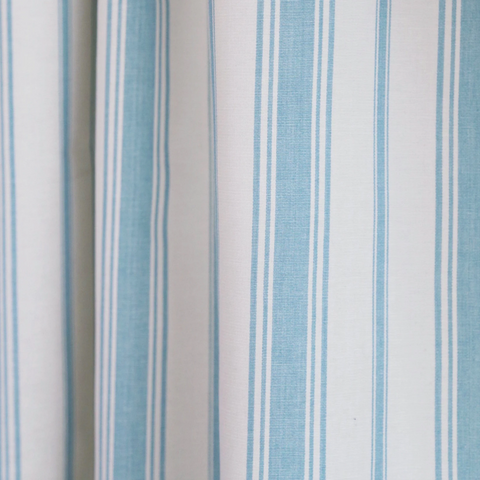 Hampton Stripe blue and white fabric from Tonic Living