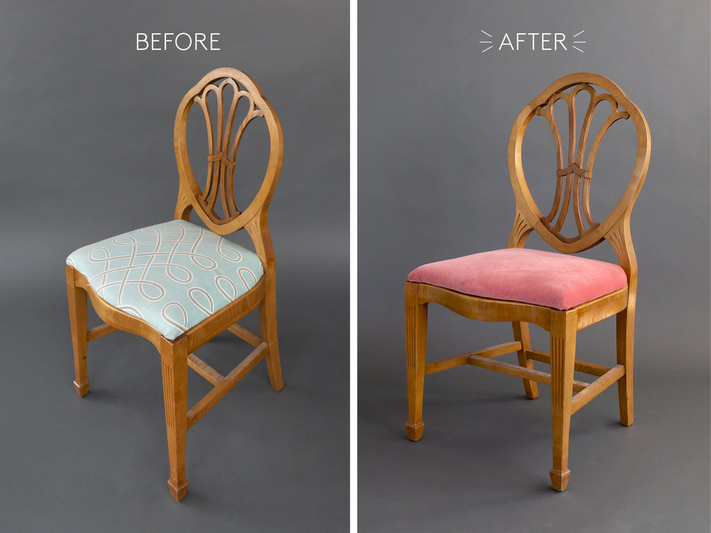 vintage victorian side chair makeover