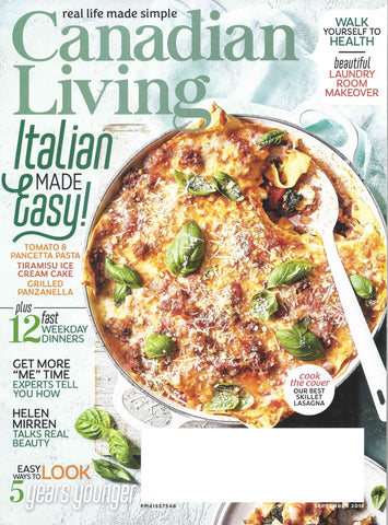 Tonic Living featured in Canadian Living Sep 2018