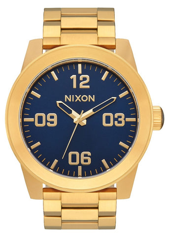 NIXON CORPORAL SS GOLD / BLUE SUNRAY / GOLD A346 3334-00