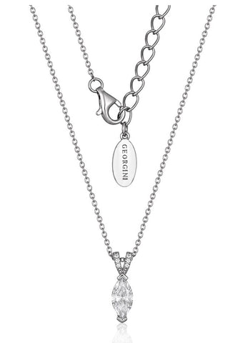 GEORGINI HEIRLOOM FOREVER PENDANT SILVER IP821W