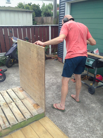 Pallet shed assembly