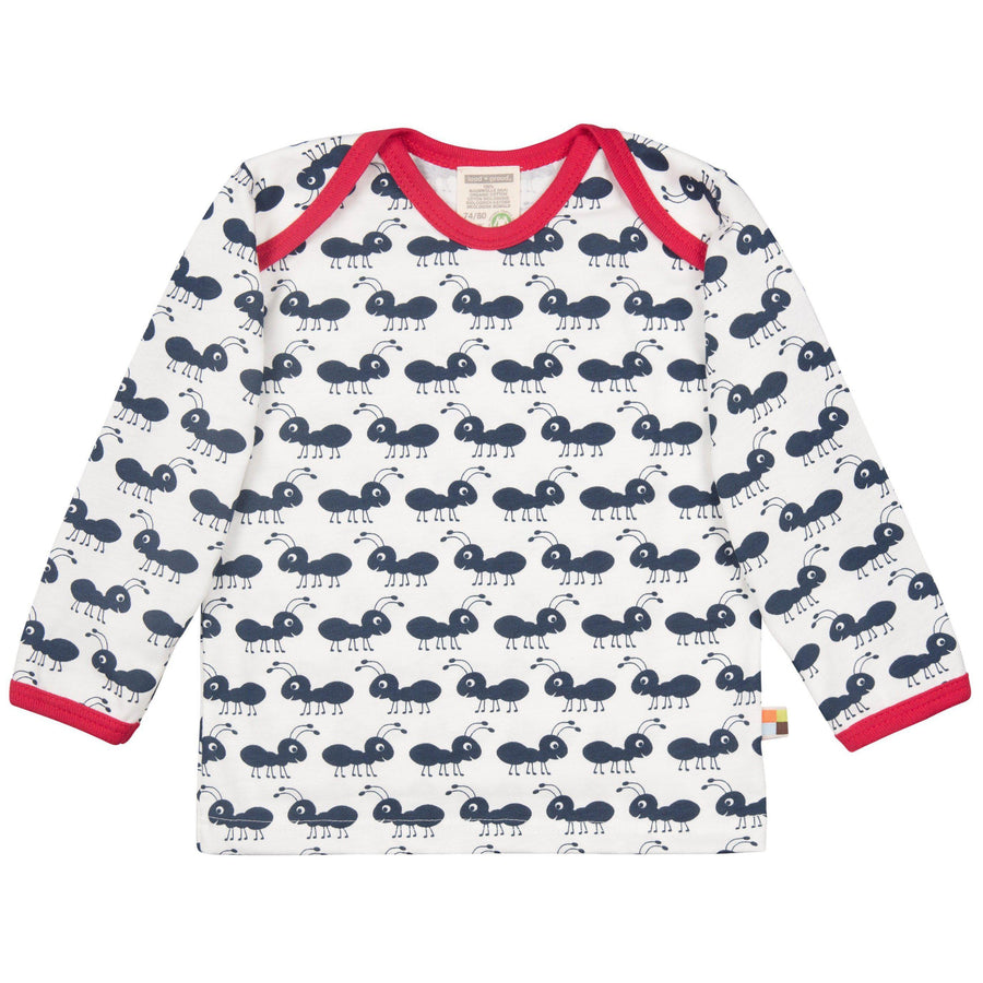 Loud + Proud - Navy Ants Long Sleeved Top (1-2 Years)