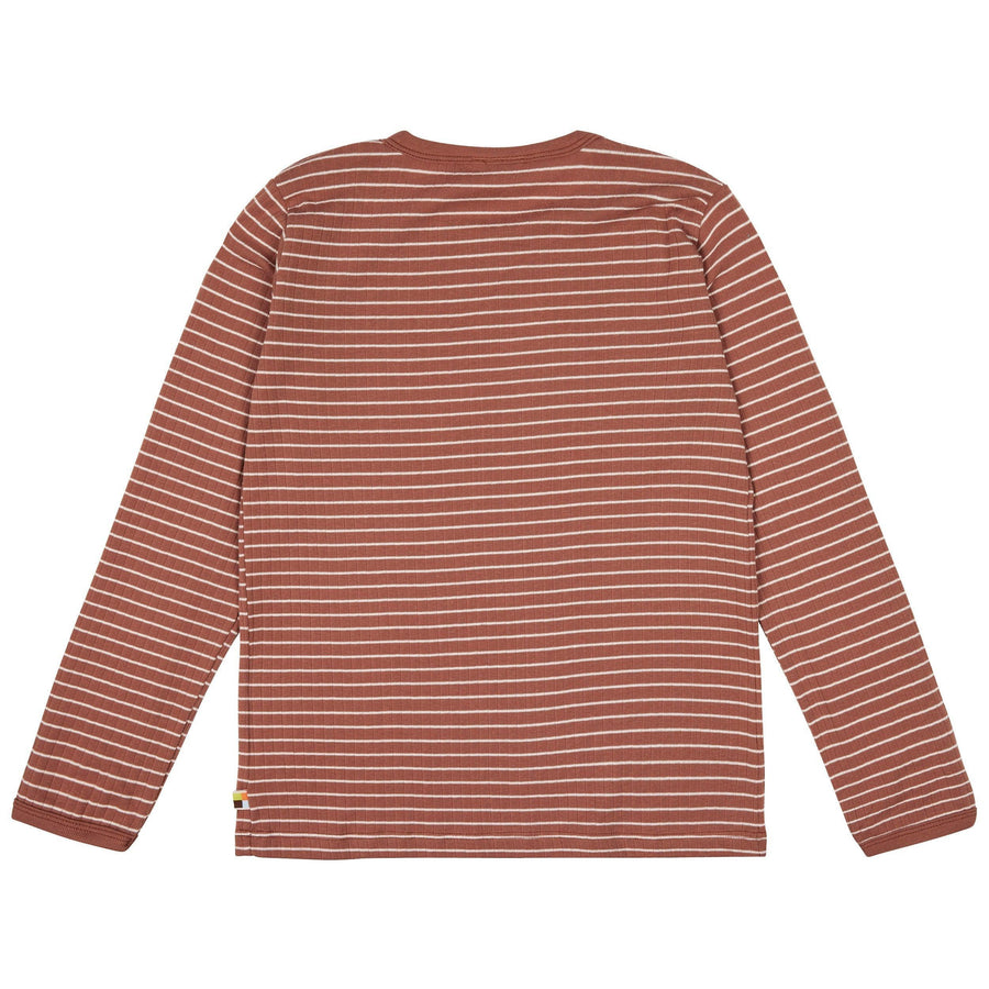 Loud + Proud - Nougat Long Sleeved Striped Top