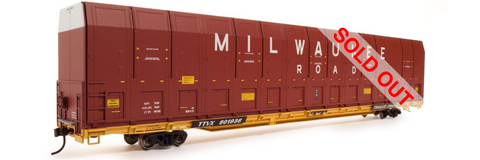 exactrail.com ho scale milwaukee road vert a pac autorack 1203