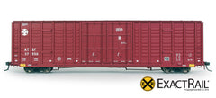 atsf P-S 7315 Waffle Box Car - HO Scale ExactRail