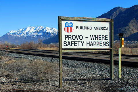 exactrail.com provo yard union pacific sign