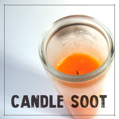 Candle soot