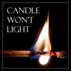 Candle won't light