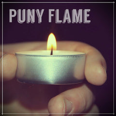 Small candle flame