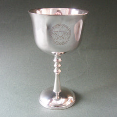 Pagan silver chalice