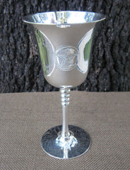 Silver pentagram chalice